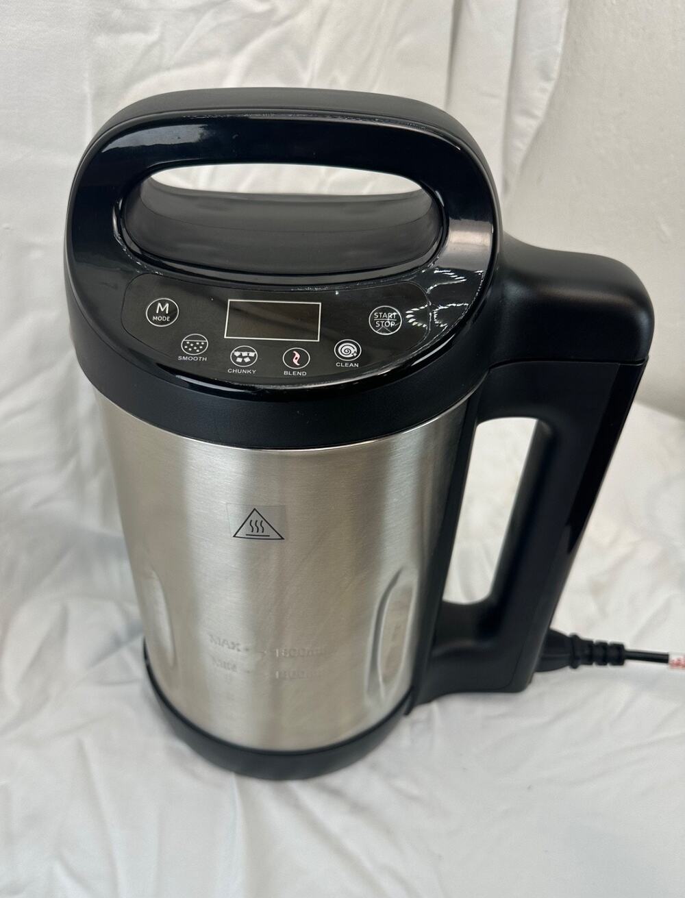 Potlimepan ML06/72 Soup Maker Blender 1.6L Stainless Steel Heated Tested